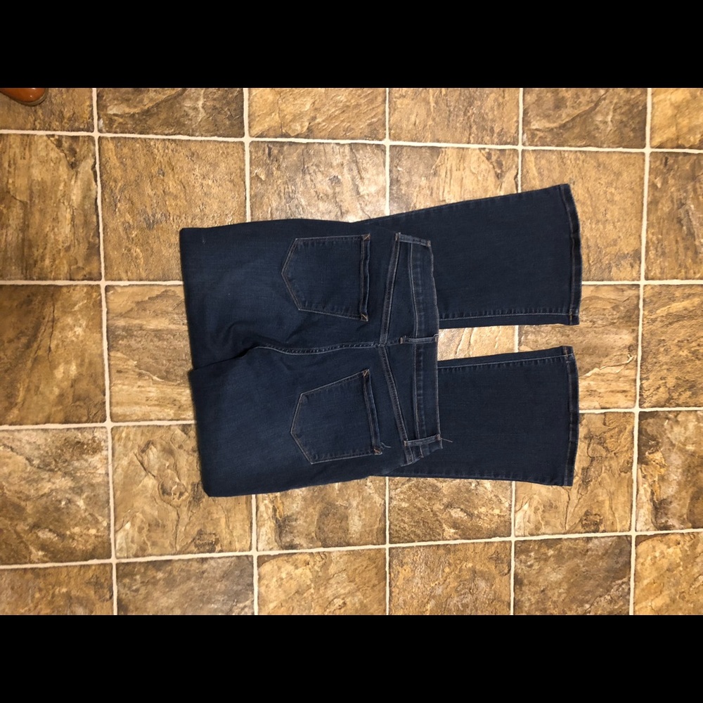 ANA flare leg high rise jeans size 6.